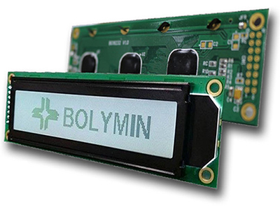 Foto Módulo LCM con opciones de matriz de 192 x 32 puntos, caracteres chinos y ASCII.